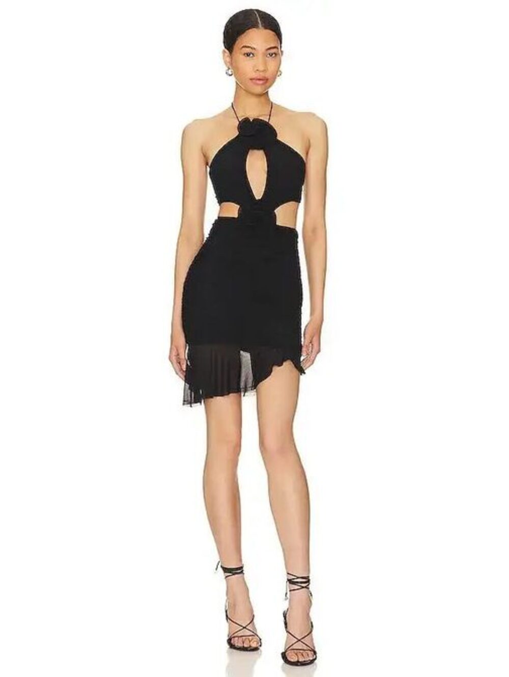 MAJORELLE Yesenia Mini Dress black cut out
